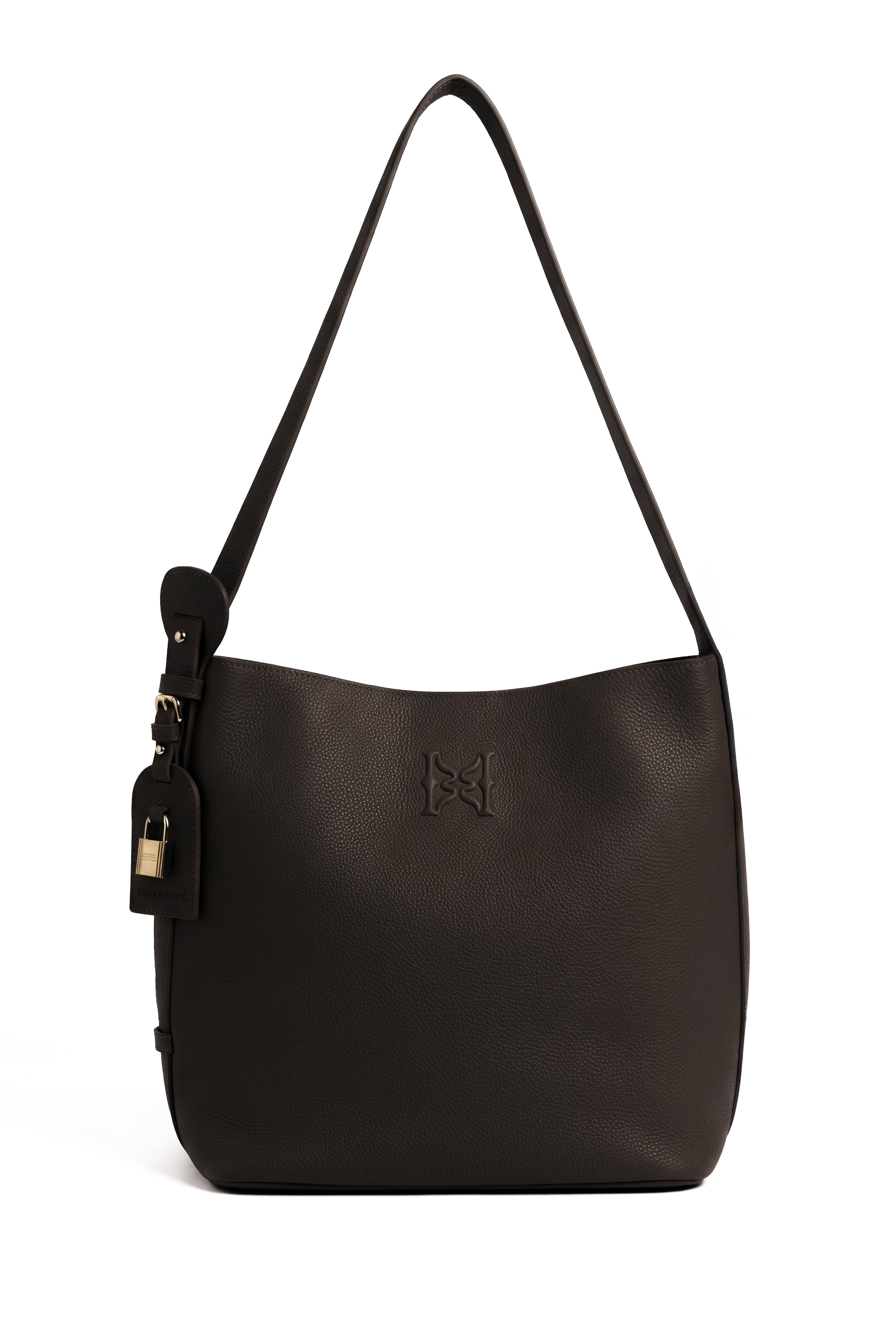 THE BUCKET BAG - CHOCOLATE BROWN