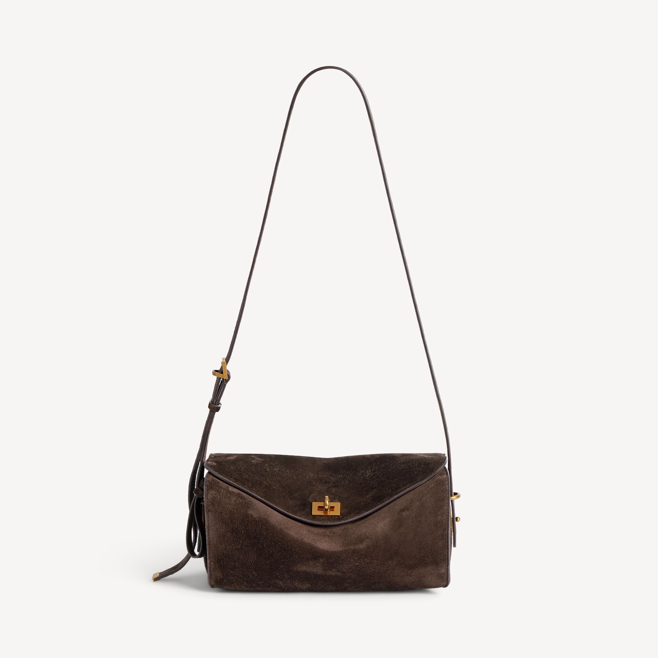 Borsa a tracolla Le 10 da donna media in moka