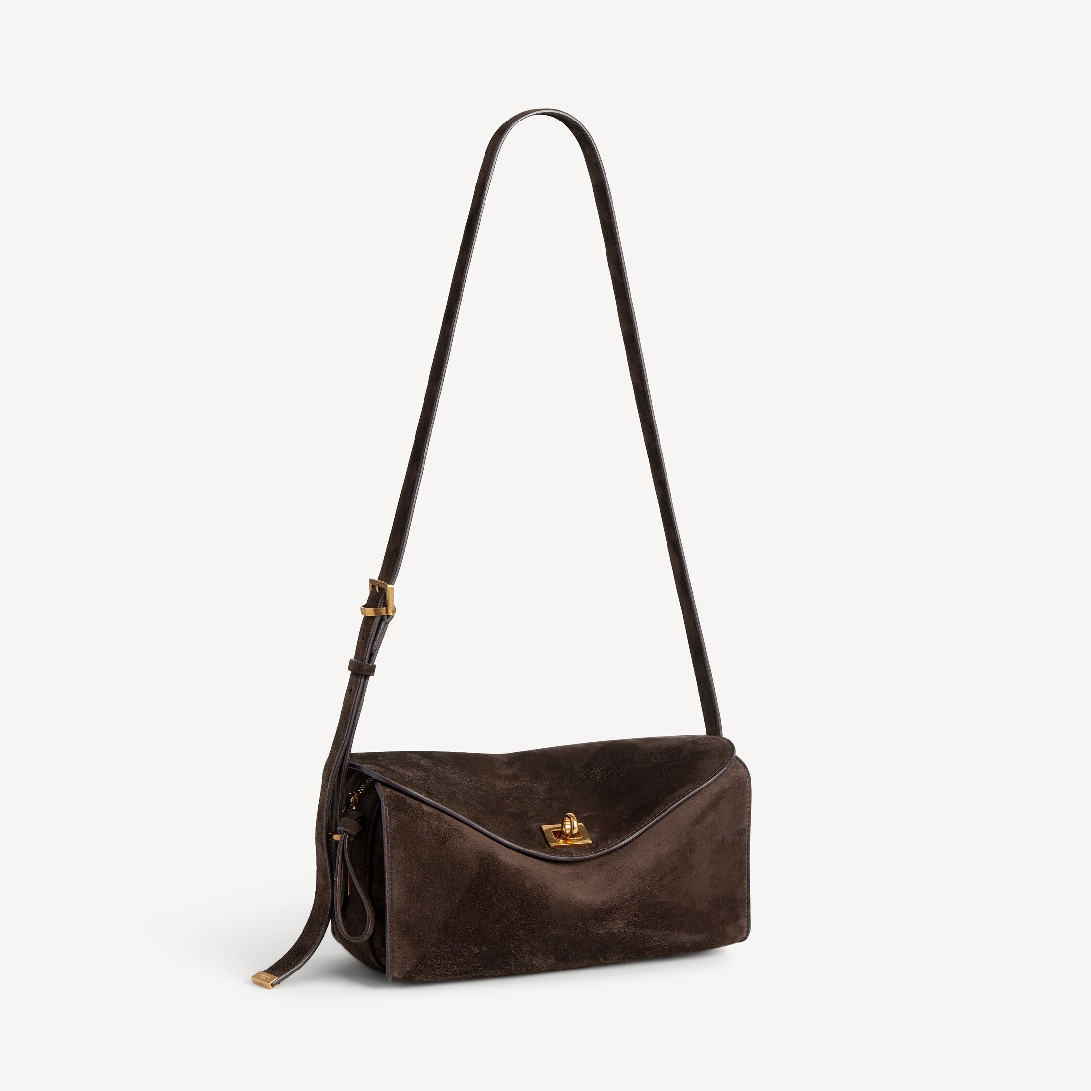 Borsa a tracolla Le 10 da donna media in moka