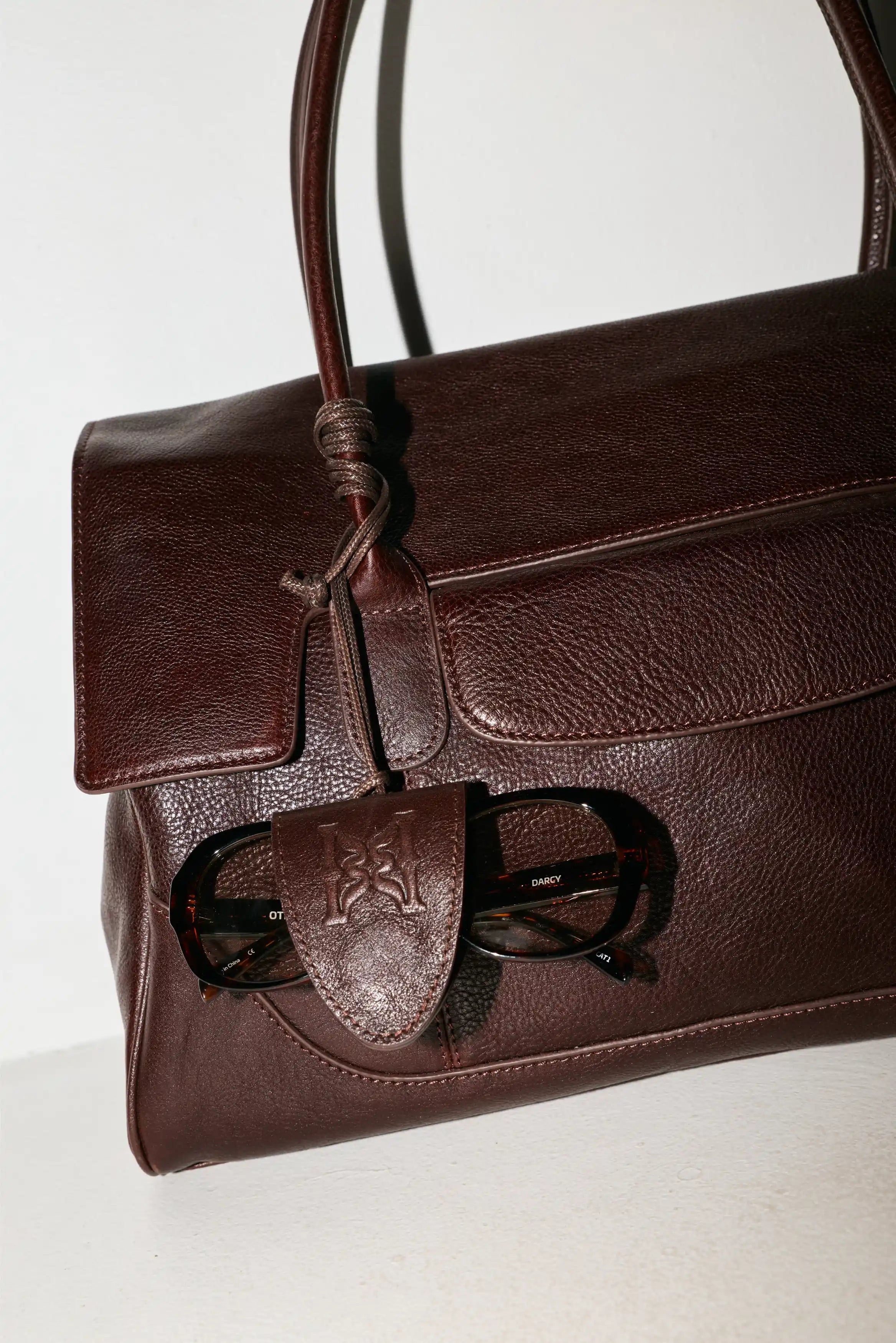 Borsa a tracolla Le 7 da donna media in moka