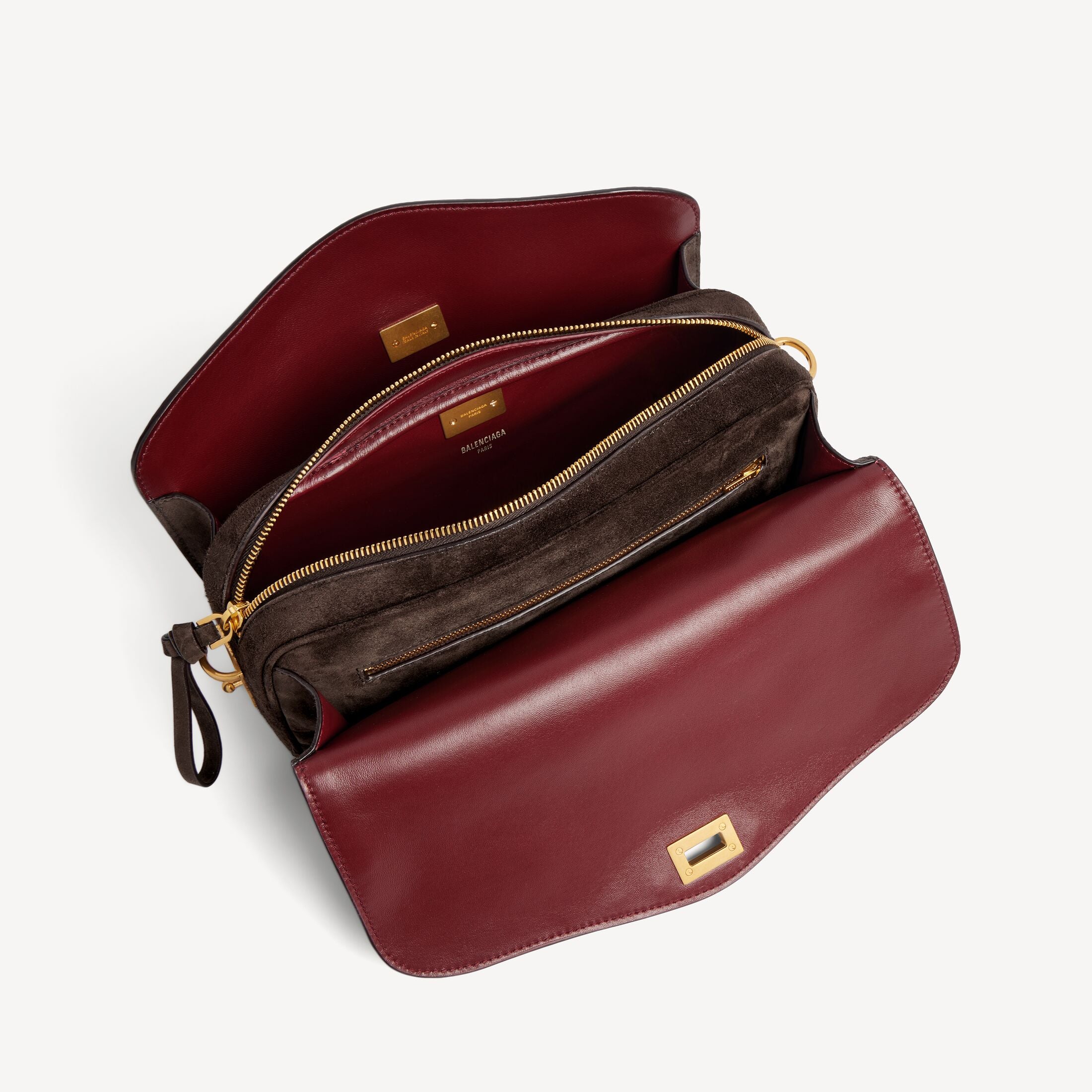 Borsa a tracolla Le 8 da donna media in moka