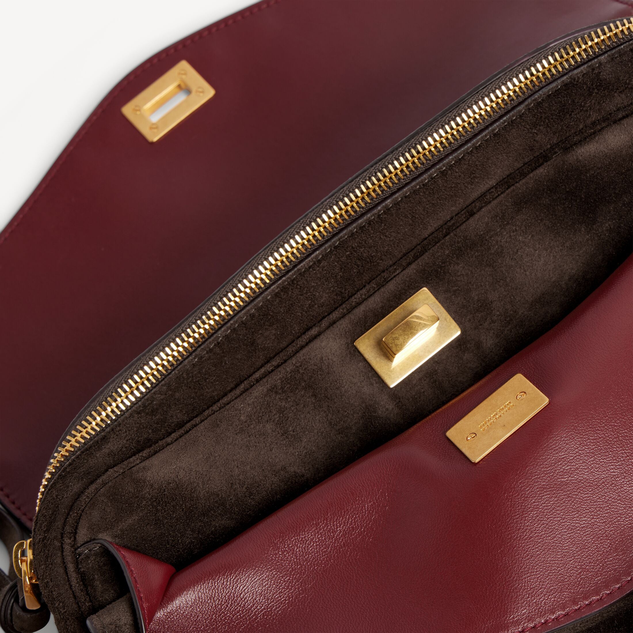 Borsa a tracolla Le 8 da donna media in moka