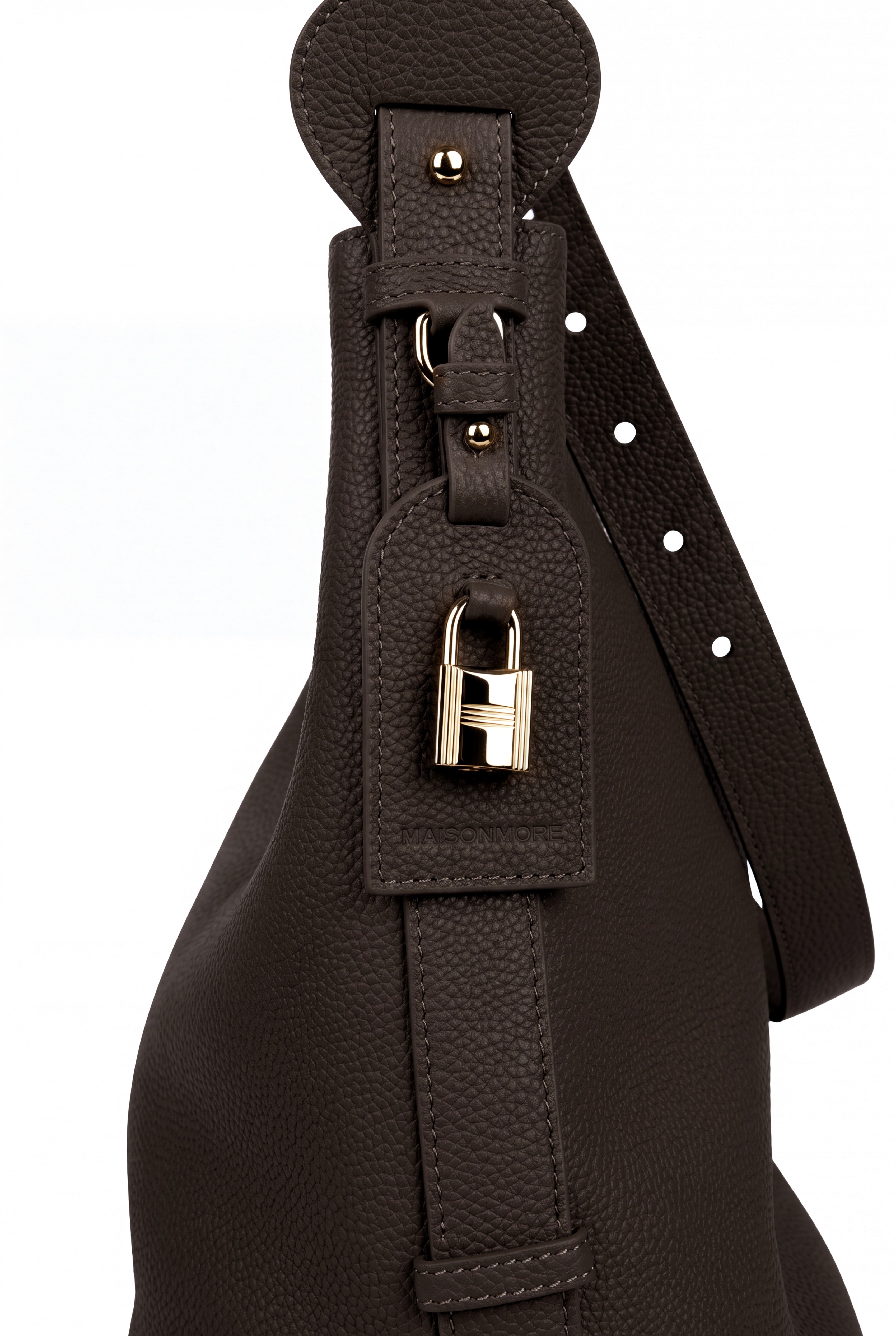 THE BUCKET BAG - CHOCOLATE BROWN